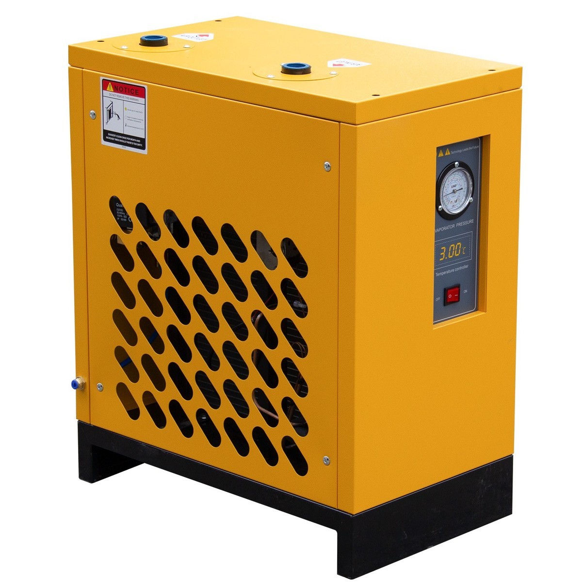 Isobex laser-configured air compressor installed