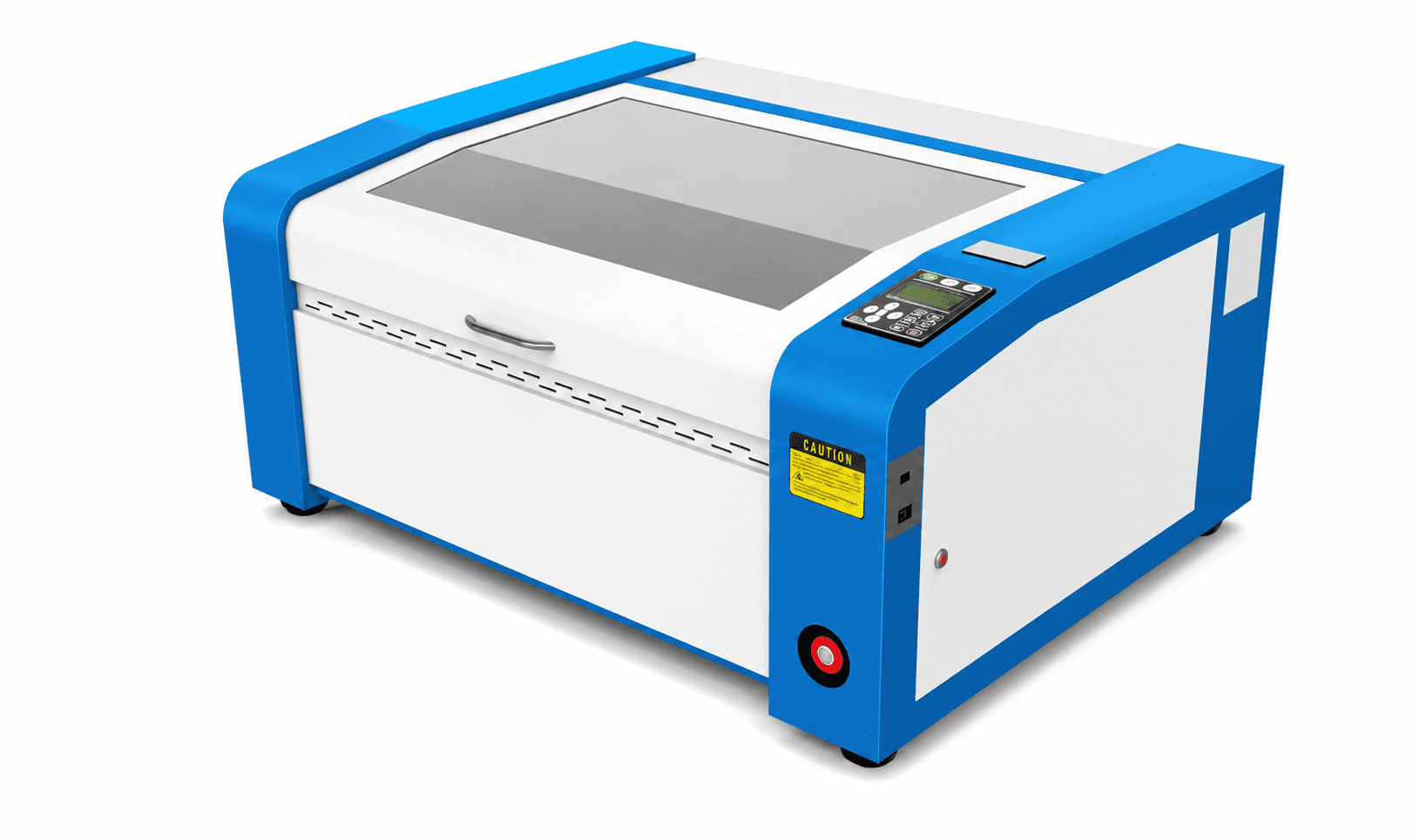 CO₂ laser configured with extraction and automation options