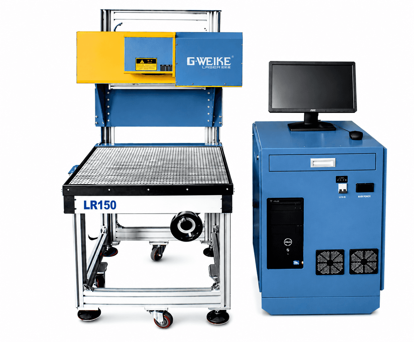 Laser marking software generating codes and serial numbers