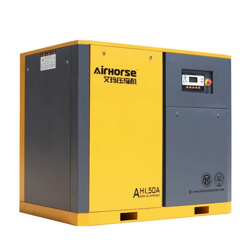 Isobex screw air compressor with integrated tank and dryer